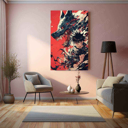 Megumi Fushiguro Metal Poster JJK – TURTLEWINGS - TURTLEWINGS