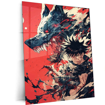 Megumi Fushiguro Metal Poster JJK – TURTLEWINGS - TURTLEWINGS