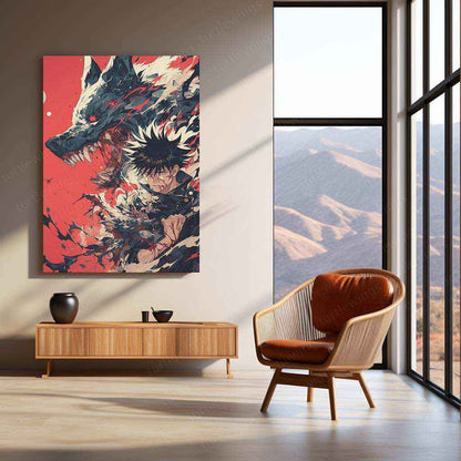 Megumi Fushiguro Metal Poster JJK – TURTLEWINGS - TURTLEWINGS