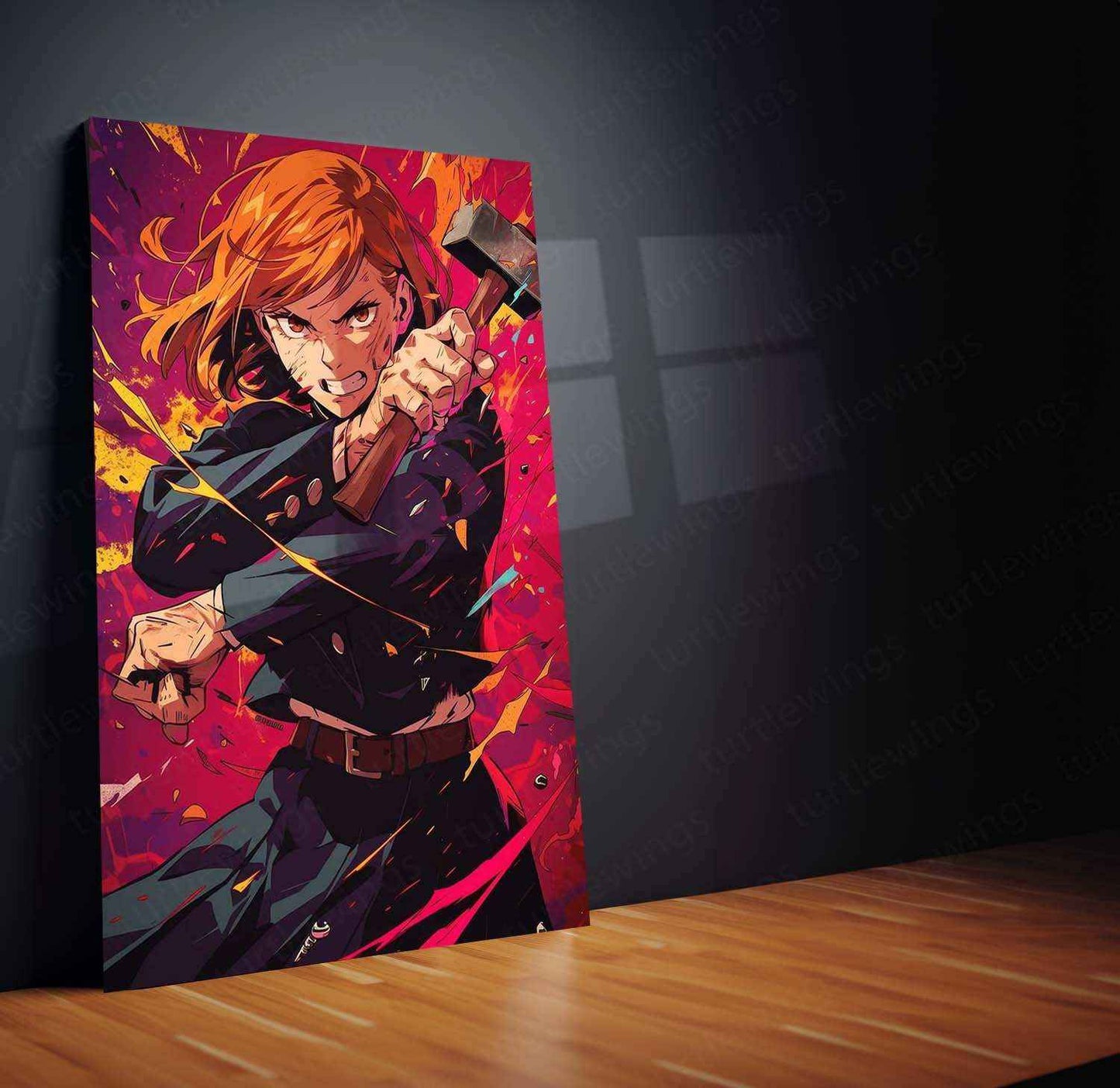 Nobara Kugisaki Metal Poster | Jujutsu Kaisen Wall Art - TURTLEWINGS