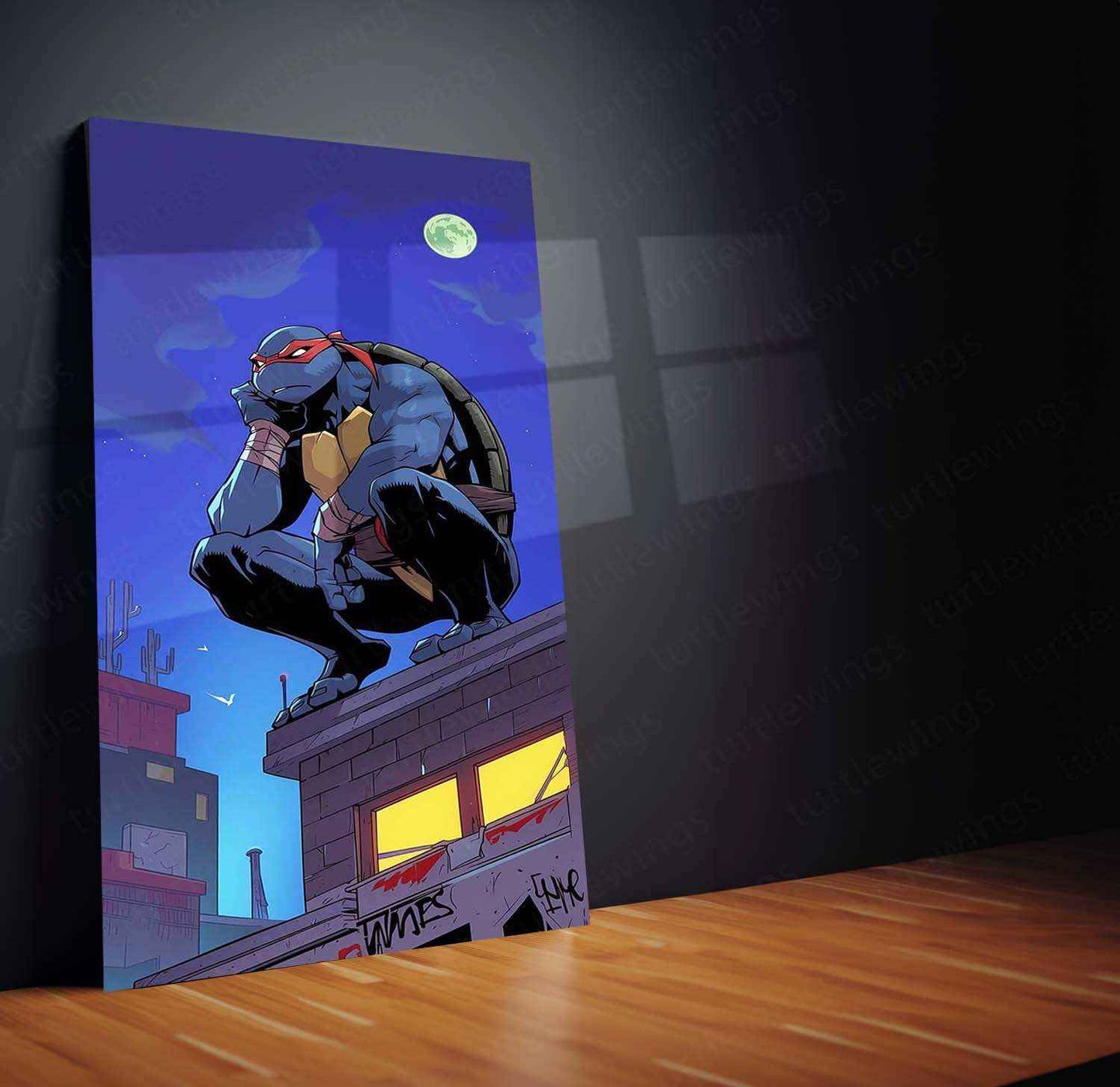 Teenage Mutant Ninja Turtles Metal Poster | Classic Heroes in a Half Shell | TMNT Wall Art - TURTLEWINGS