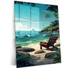 Ocean Nature Art Metal Poster | Tranquil Seascape & Coastal Beauty Wall Decor 2