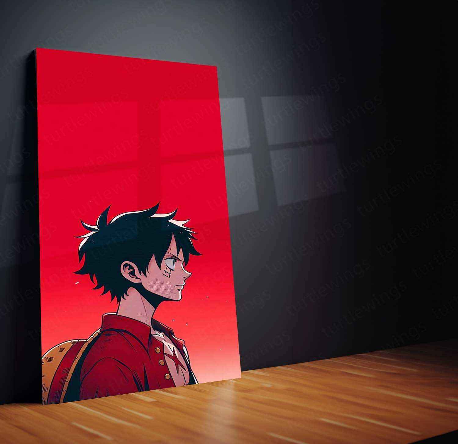 Monkey D. Luffy Metal Poster | One Piece Pirate King Art | Epic Adventure Wall Decor - TURTLEWINGS