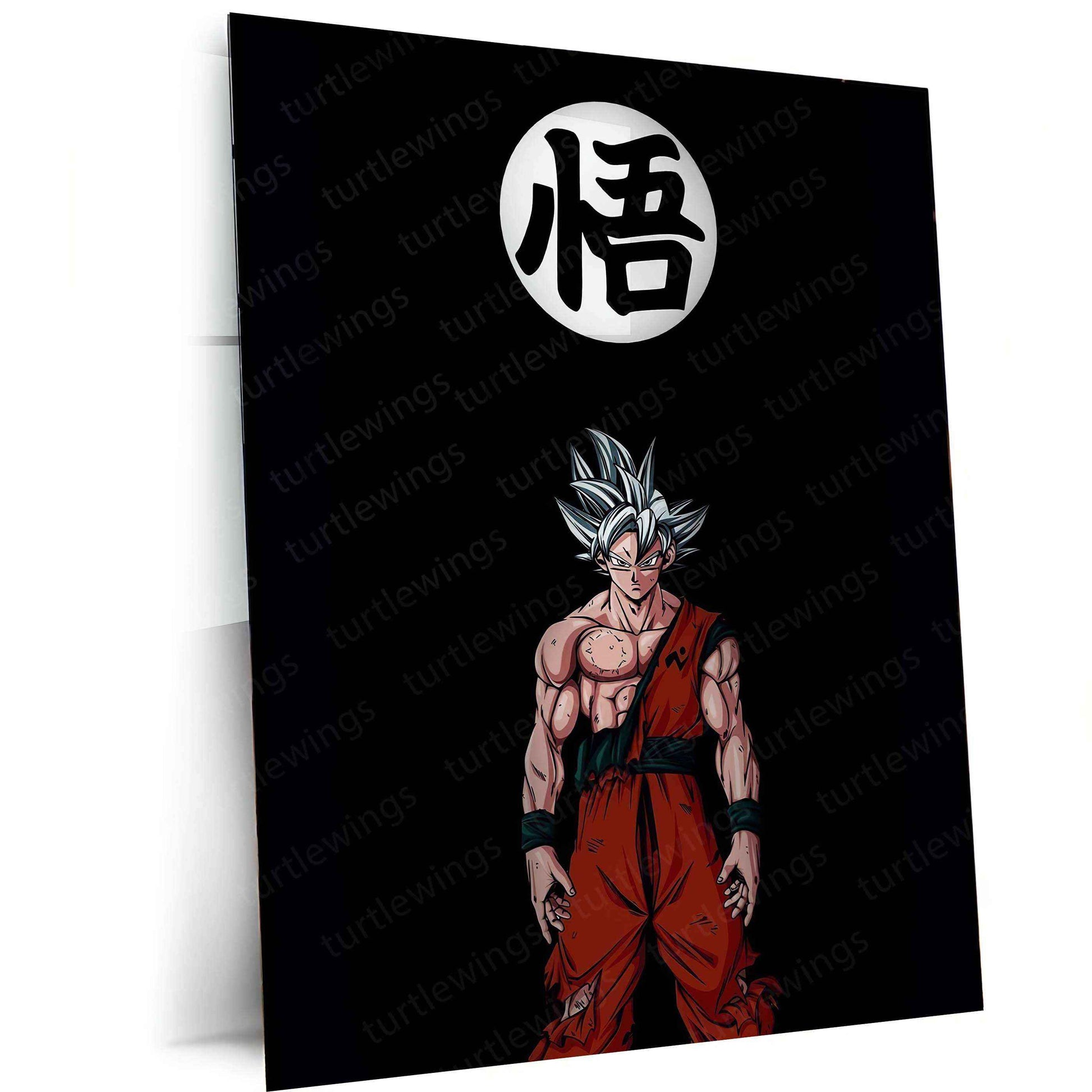 dbz Metal Poster | Super Saiyan Transformation Art - TURTLEWINGS