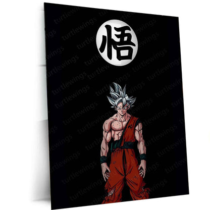 dbz Metal Poster | Super Saiyan Transformation Art - TURTLEWINGS