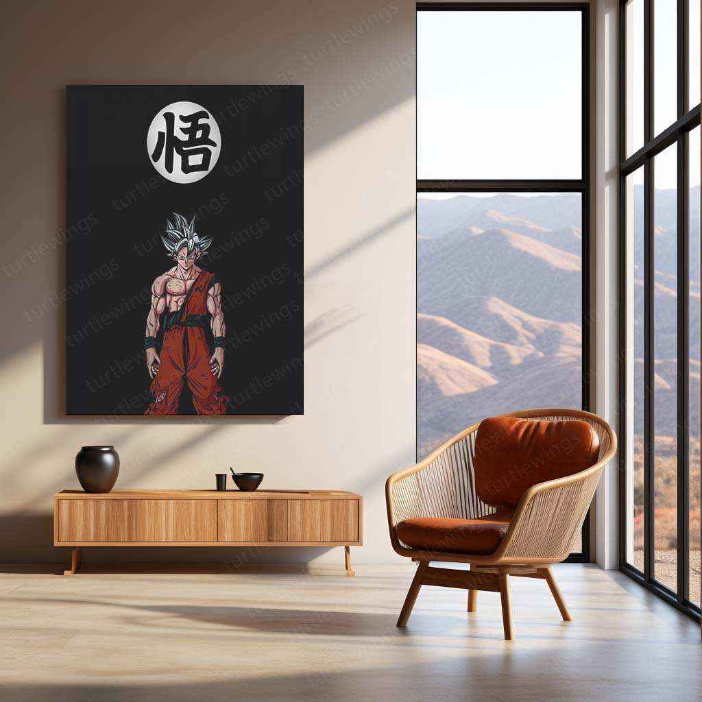 dbz Metal Poster | Super Saiyan Transformation Art - TURTLEWINGS
