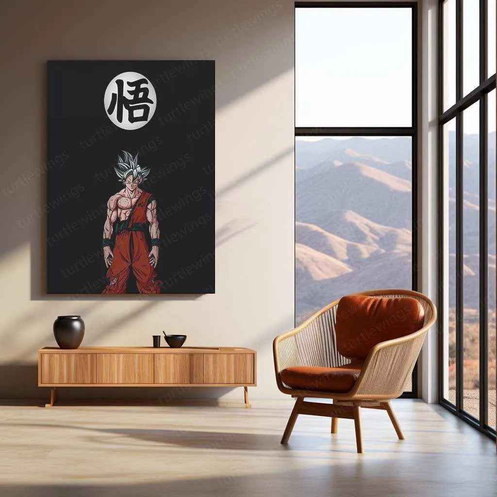 dbz Metal Poster | Super Saiyan Transformation Art - TURTLEWINGS