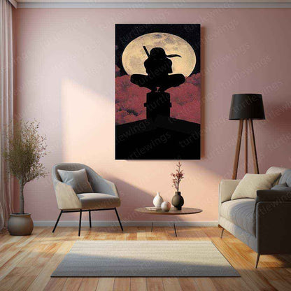 Itachi Uchiha Metal Poster | Legendary Ninja Art | Naruto Wall Decor - TURTLEWINGS