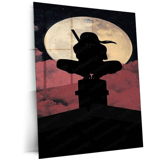 Itachi Uchiha Metal Poster | Legendary Ninja Art | Naruto Wall Decor - TURTLEWINGS