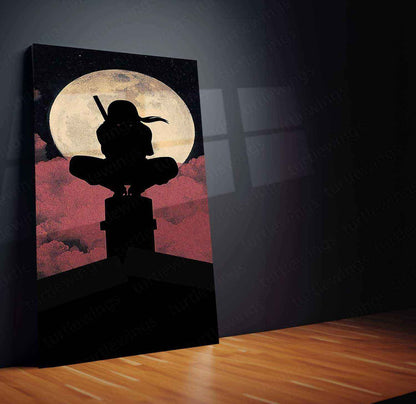 Itachi Uchiha Metal Poster | Legendary Ninja Art | Naruto Wall Decor - TURTLEWINGS