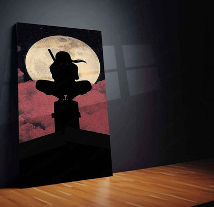 Itachi Uchiha Metal Poster | Legendary Ninja Art | Naruto Wall Decor - TURTLEWINGS