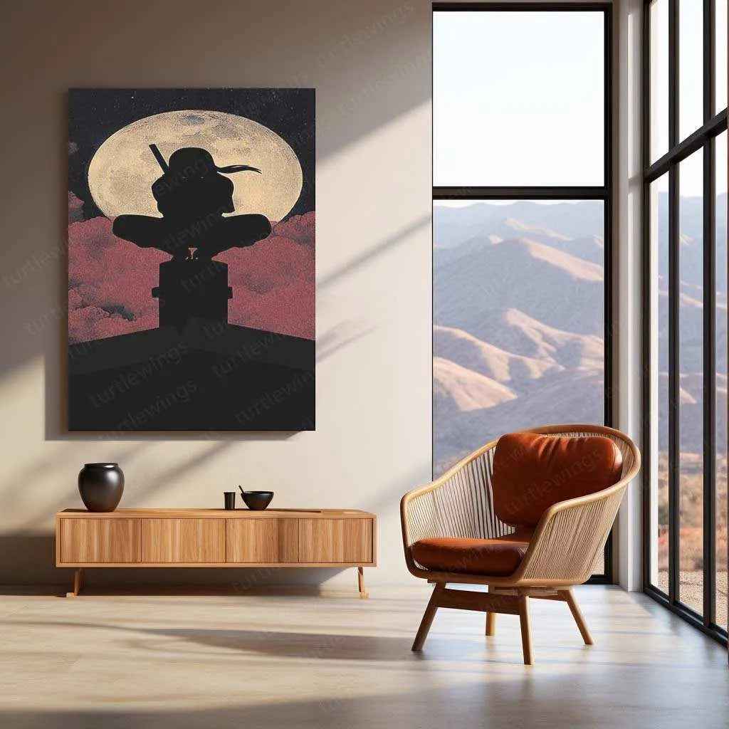 Itachi Uchiha Metal Poster | Legendary Ninja Art | Naruto Wall Decor - TURTLEWINGS