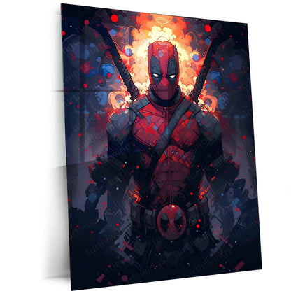 Deadpool Metal Poster – The Merc with a Mouth - TURTLEWINGS