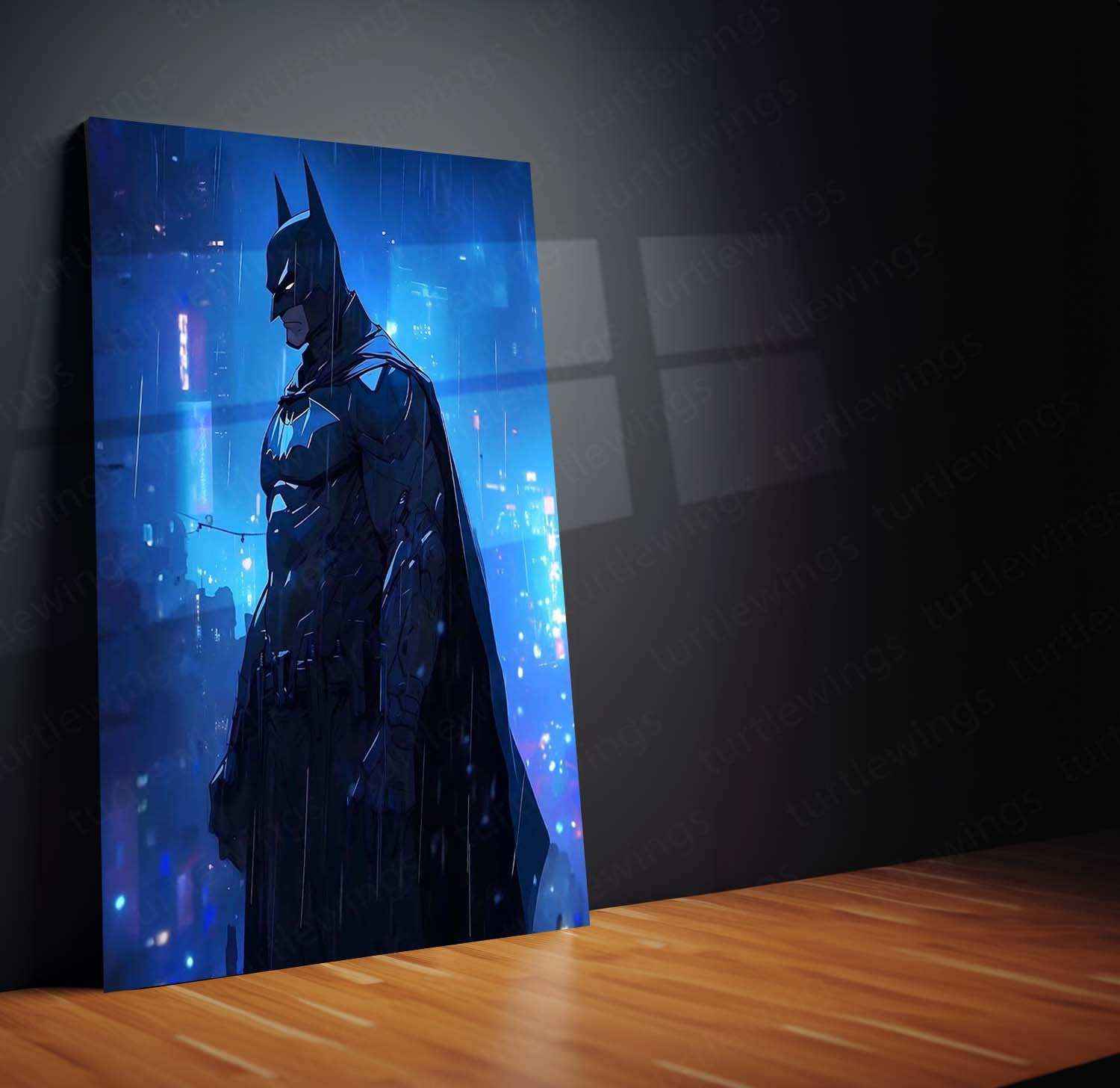 Batman Metal Poster – Iconic Dark Knight Art - TURTLEWINGS