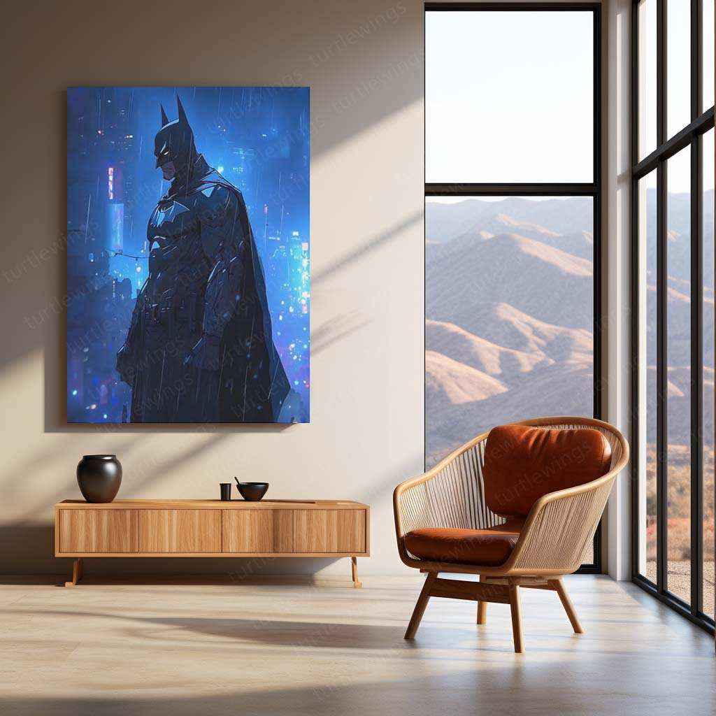 Batman Metal Poster – Iconic Dark Knight Art - TURTLEWINGS