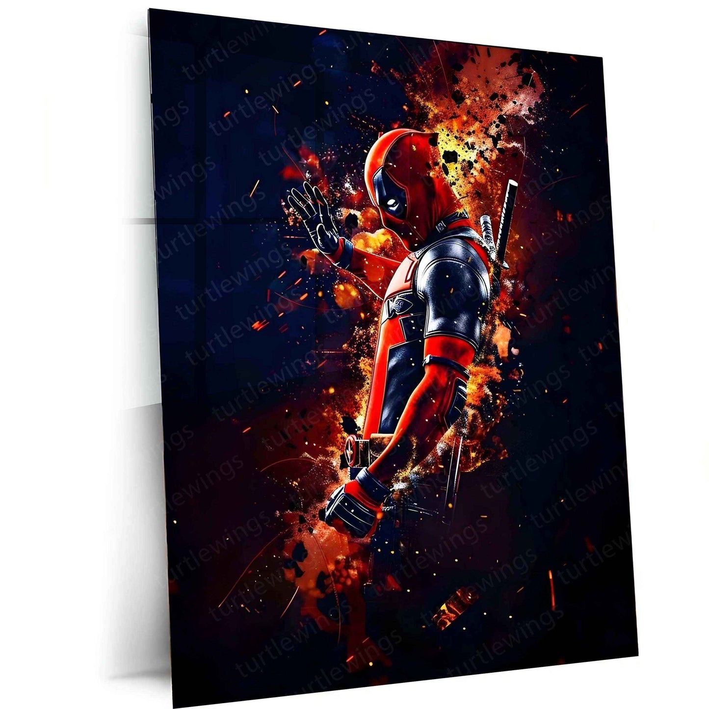 Deadpool Metal Poster – The Merc with a Mouth - TURTLEWINGS
