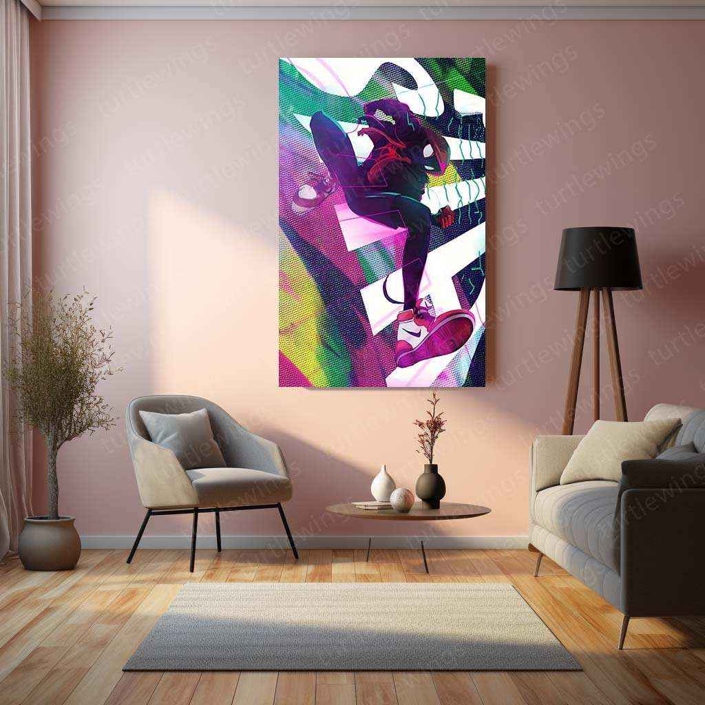 Spider-Man in Action Pose – Dynamic Marvel Poster or Mobile Back Skin - TURTLEWINGS