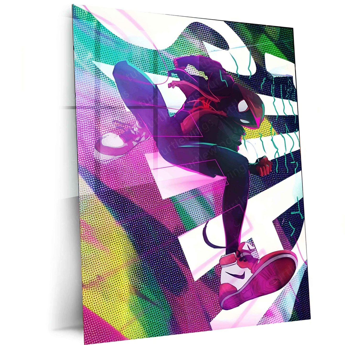 Spider-Man in Action Pose – Dynamic Marvel Poster or Mobile Back Skin - TURTLEWINGS