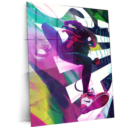 Spider-Man in Action Pose – Dynamic Marvel Poster or Mobile Back Skin - TURTLEWINGS