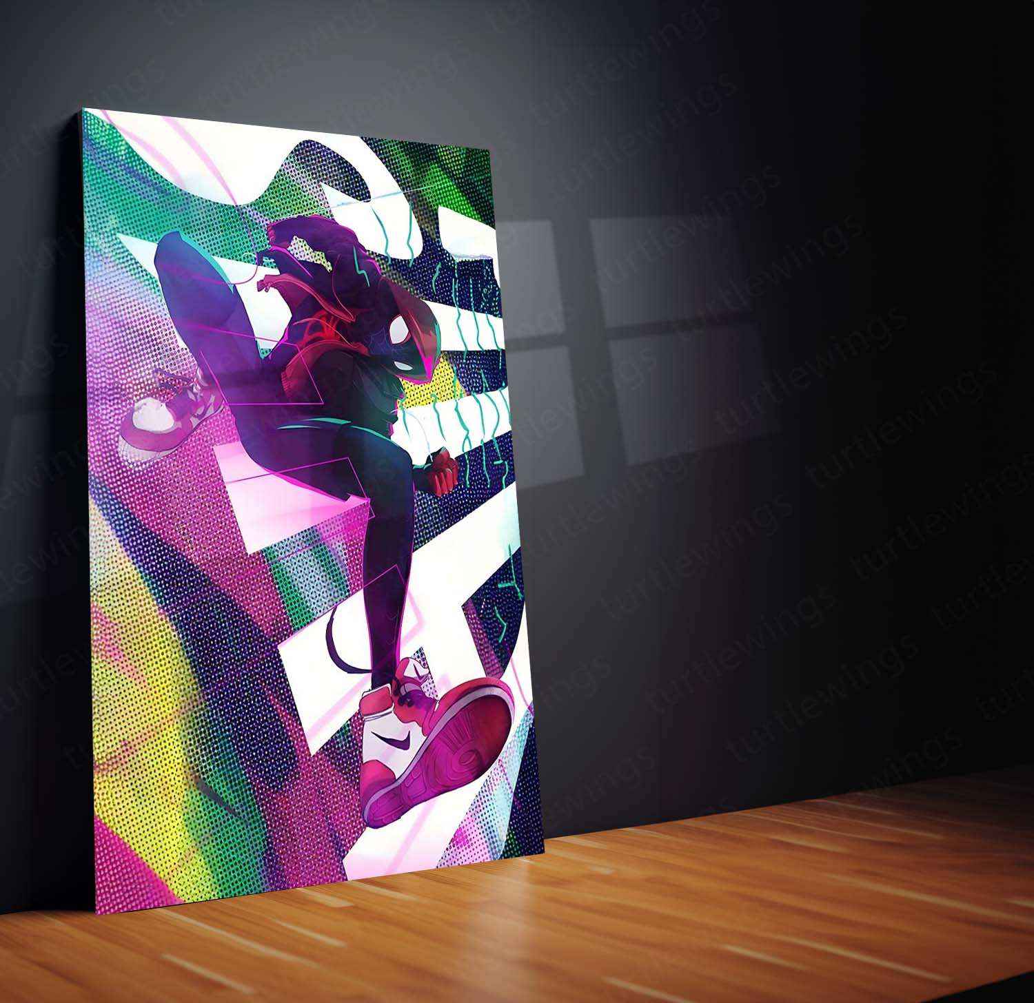 Spider-Man in Action Pose – Dynamic Marvel Poster or Mobile Back Skin - TURTLEWINGS