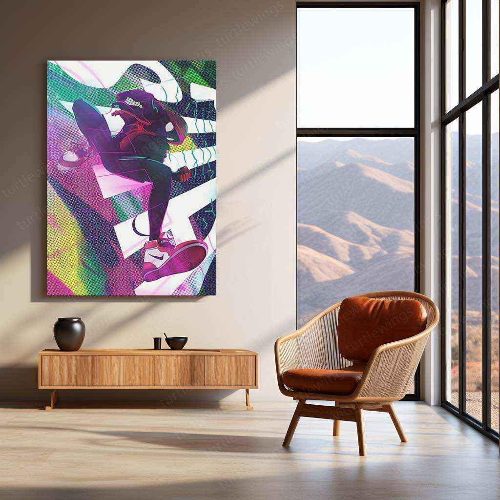 Spider-Man in Action Pose – Dynamic Marvel Poster or Mobile Back Skin - TURTLEWINGS