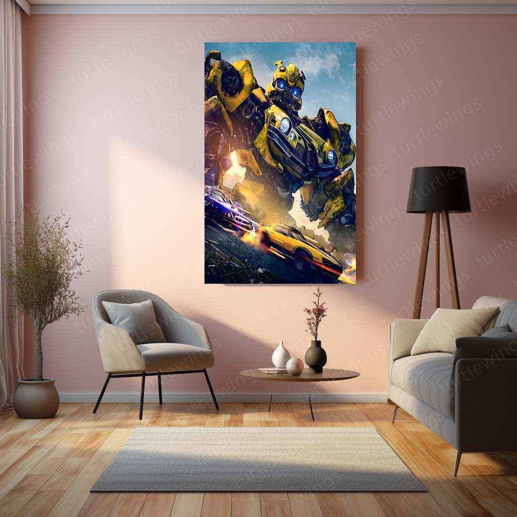 Bumblebee: Autobot Metal Poster – Transform and Roll Out! - TURTLEWINGS