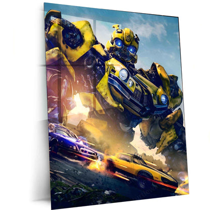 Bumblebee: Autobot Metal Poster – Transform and Roll Out! - TURTLEWINGS