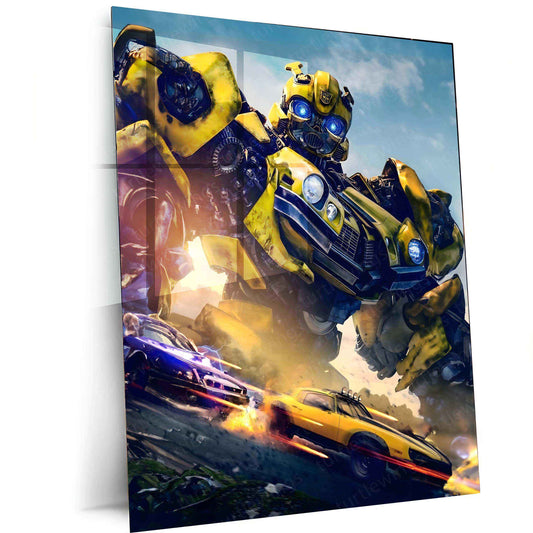 Bumblebee: Autobot Metal Poster – Transform and Roll Out! - TURTLEWINGS