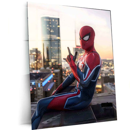 Spider-Man Metal Poster – Ultimate Hero in Action - TURTLEWINGS