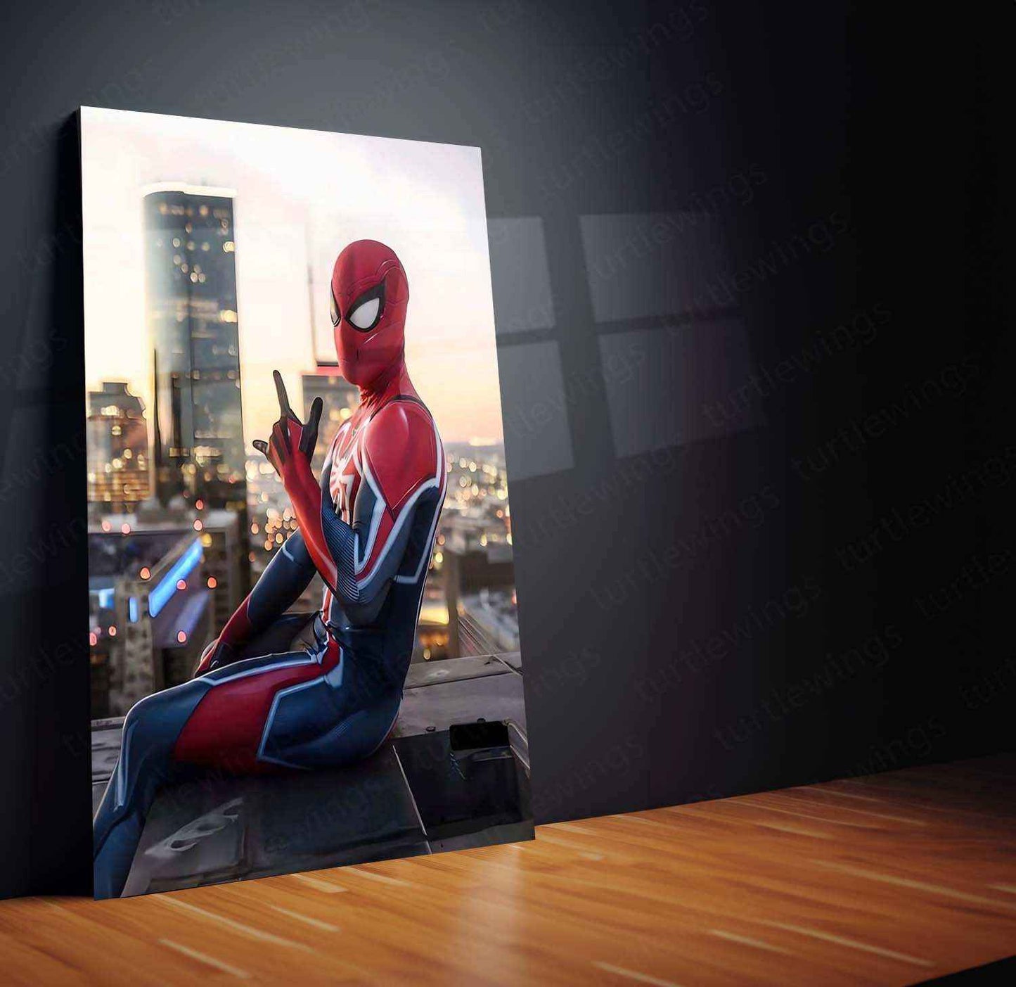Spider-Man Metal Poster – Ultimate Hero in Action - TURTLEWINGS