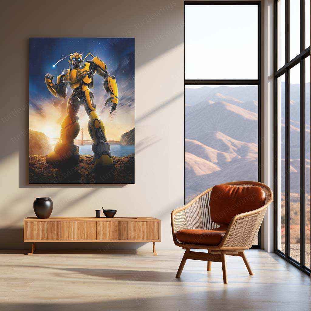Bumblebee Metal Poster - TURTLEWINGS