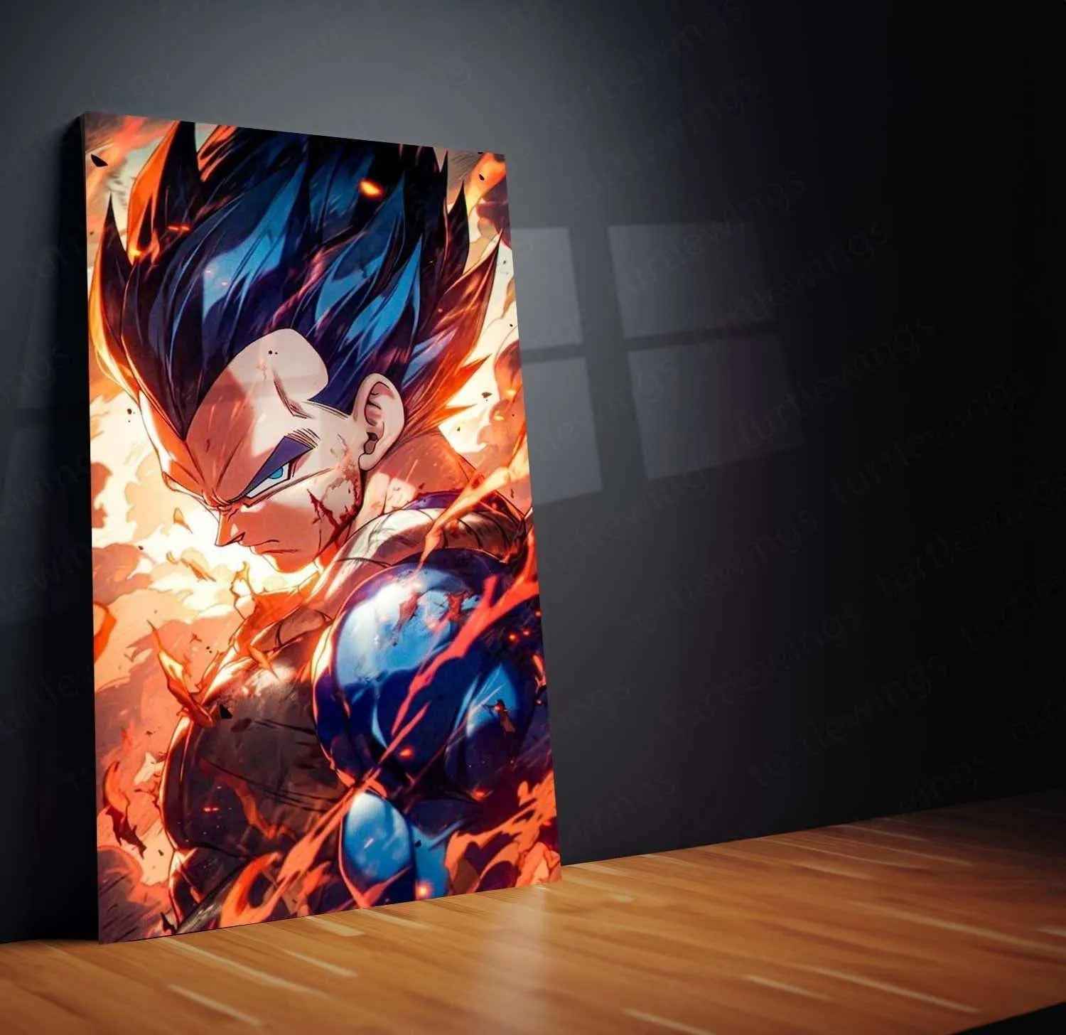 VEGETA – DbZ Metal Poster 4 - TURTLEWINGS
