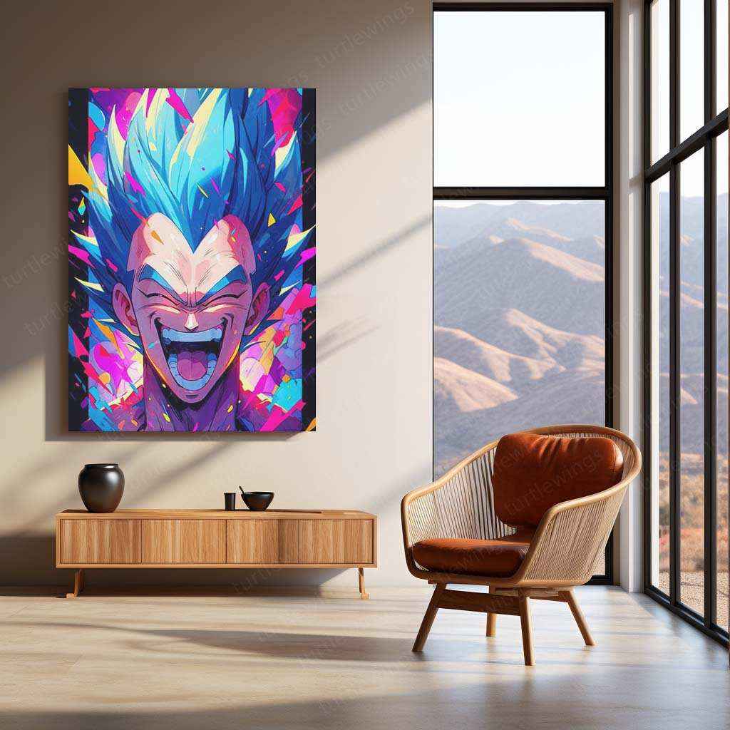 VEGETA – DbZ Metal Poster 3 - TURTLEWINGS