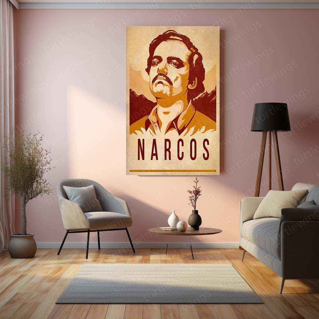 Narcos – The Infamous World of Cartels Metal Poster - TURTLEWINGS