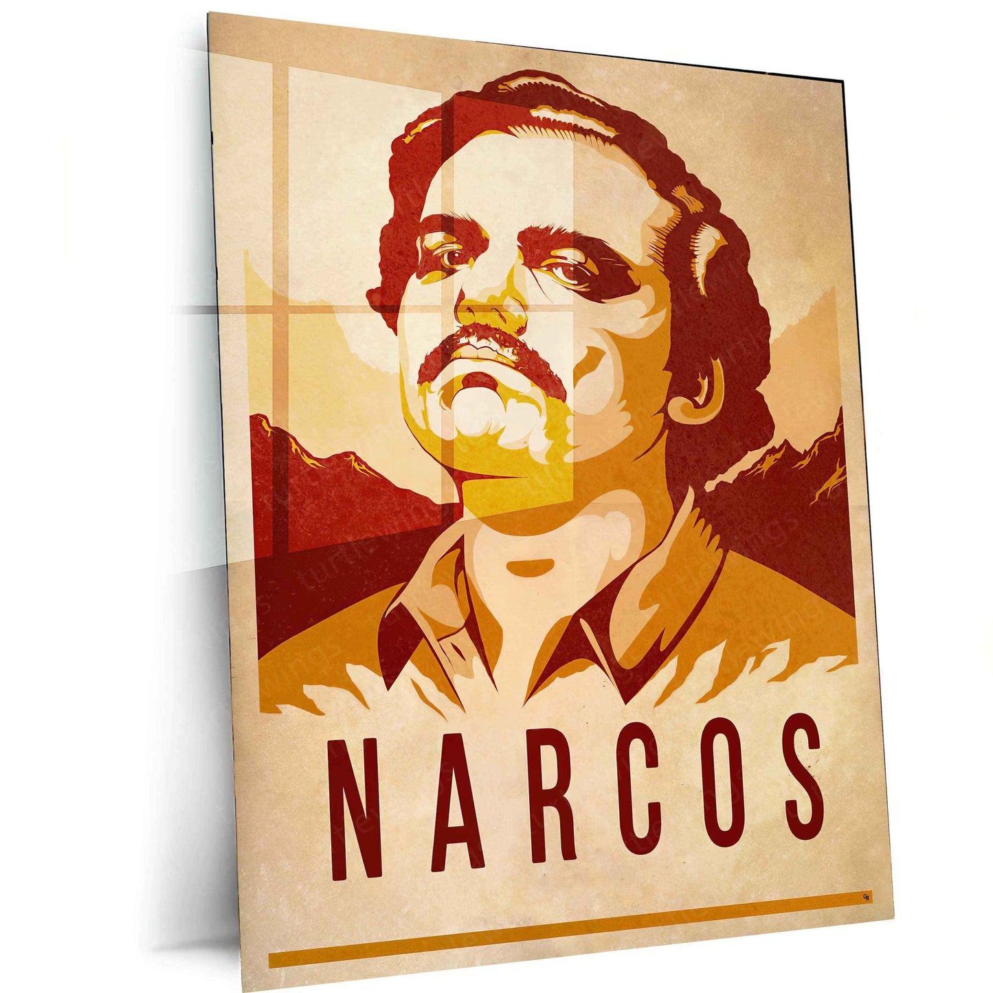 Narcos – The Infamous World of Cartels Metal Poster - TURTLEWINGS