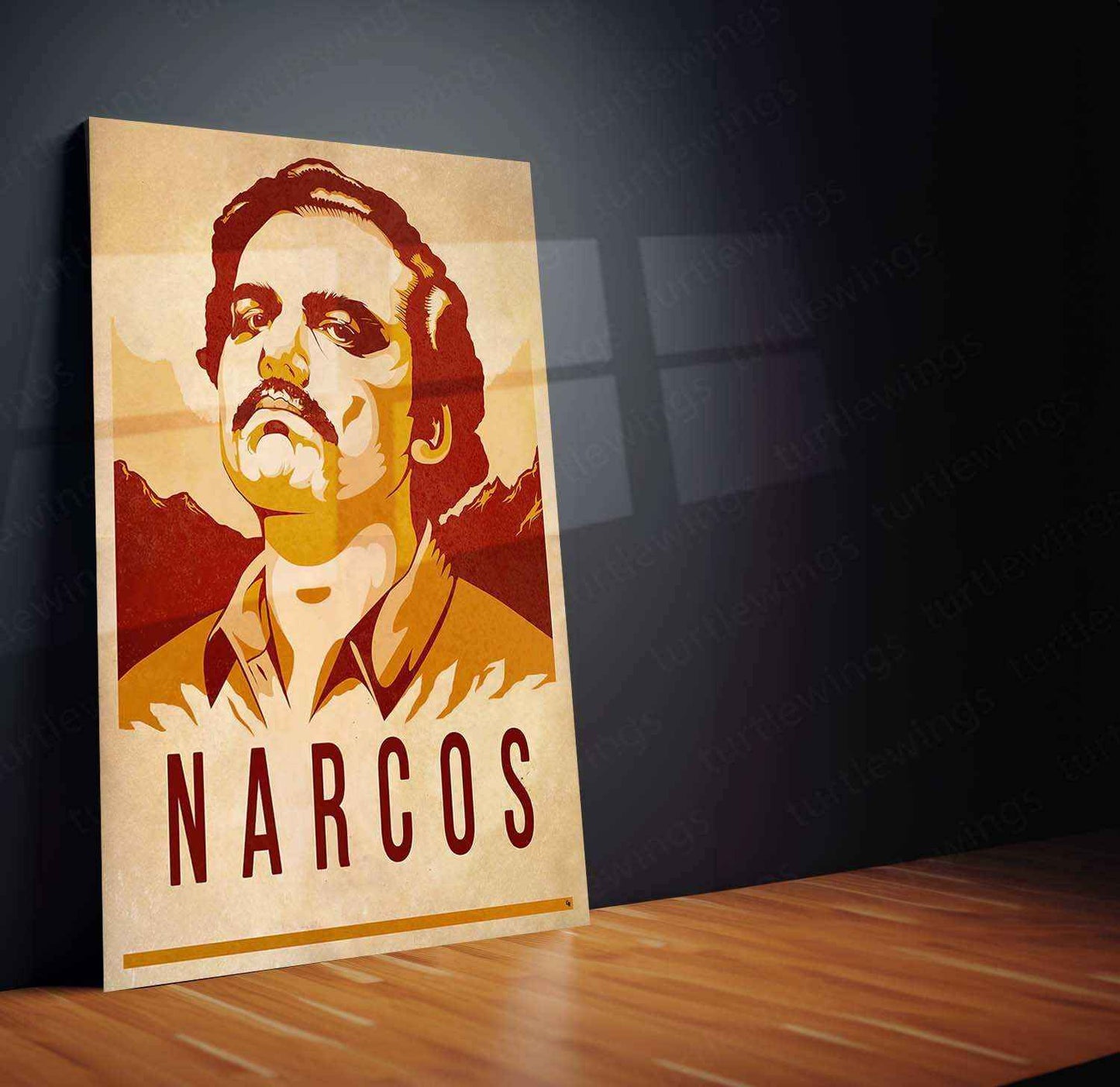 Narcos – The Infamous World of Cartels Metal Poster - TURTLEWINGS