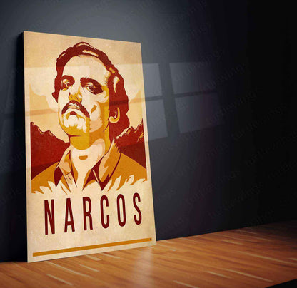 Narcos – The Infamous World of Cartels Metal Poster - TURTLEWINGS