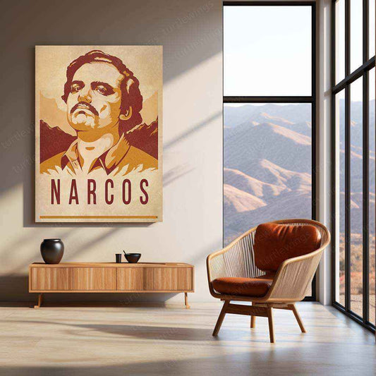 Narcos – The Infamous World of Cartels Metal Poster - TURTLEWINGS