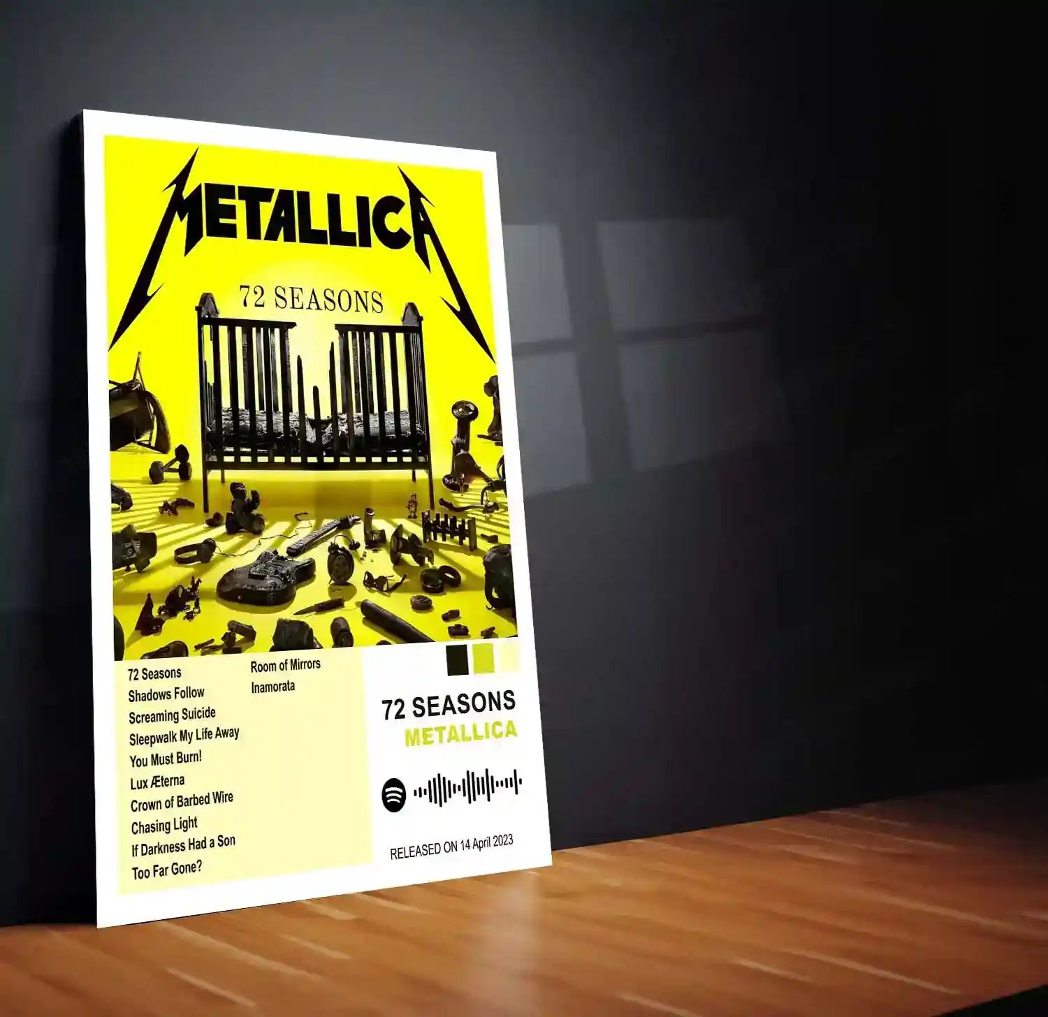 Metallica Complete Collection | Set of 11 | Set of 8 | Set of 4 | Album Posters Metal Frames Heavy Riffs. Legendary Albums. Thrash Metal History on Your Walls. - TURTLEWINGS