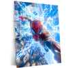 Spider-Man Action Metal Poster | Web-Slinger Superhero Wall Art | Dynamic Comic Style Metal Print