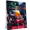 Lewis Hamilton Ferrari Metal Poster | Formula Racing Driver Wall Art | Red Motorsport Metal Print