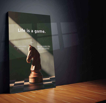 Horse Head Chess Piece – Symbolic Metal Artwork - TURTLEWINGS