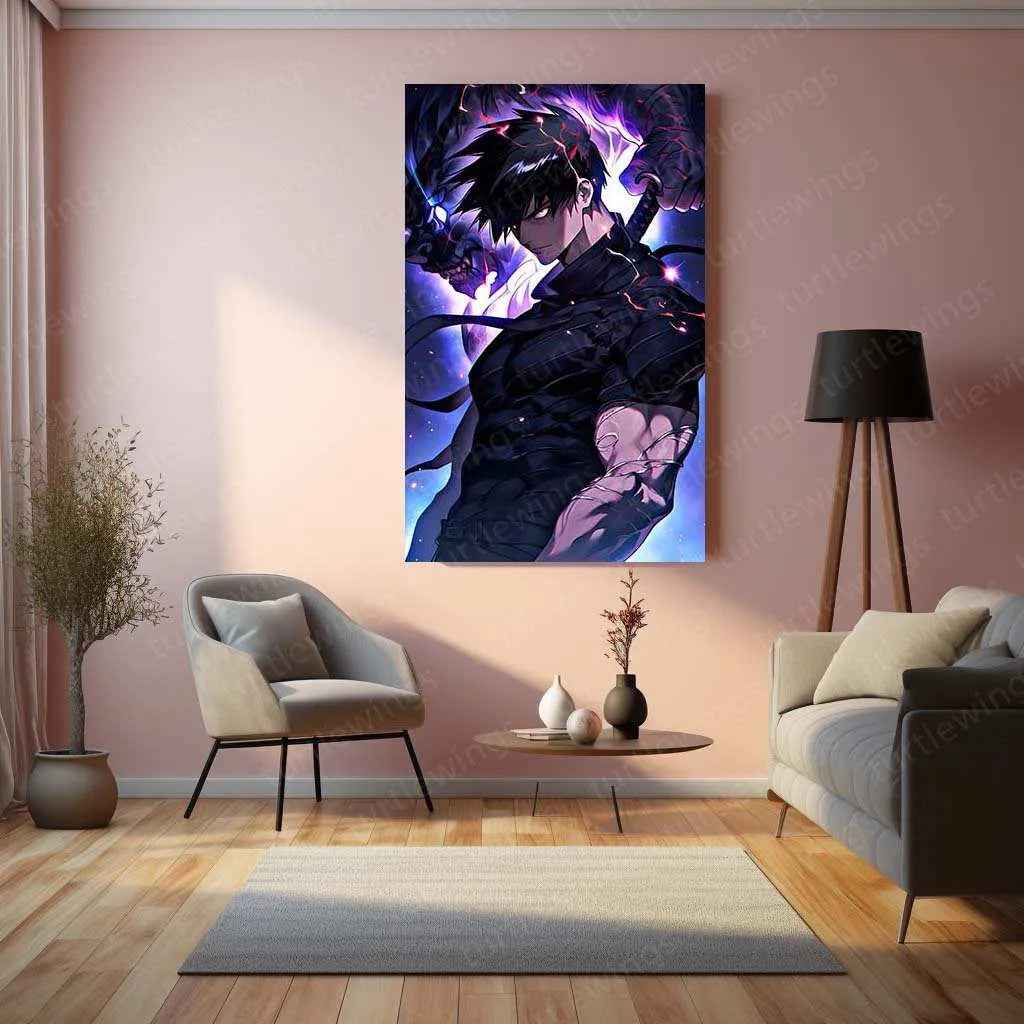Toji Fushiguro – The Sorcerer Assassin | Jujutsu Kaisen Metal Poster - TURTLEWINGS