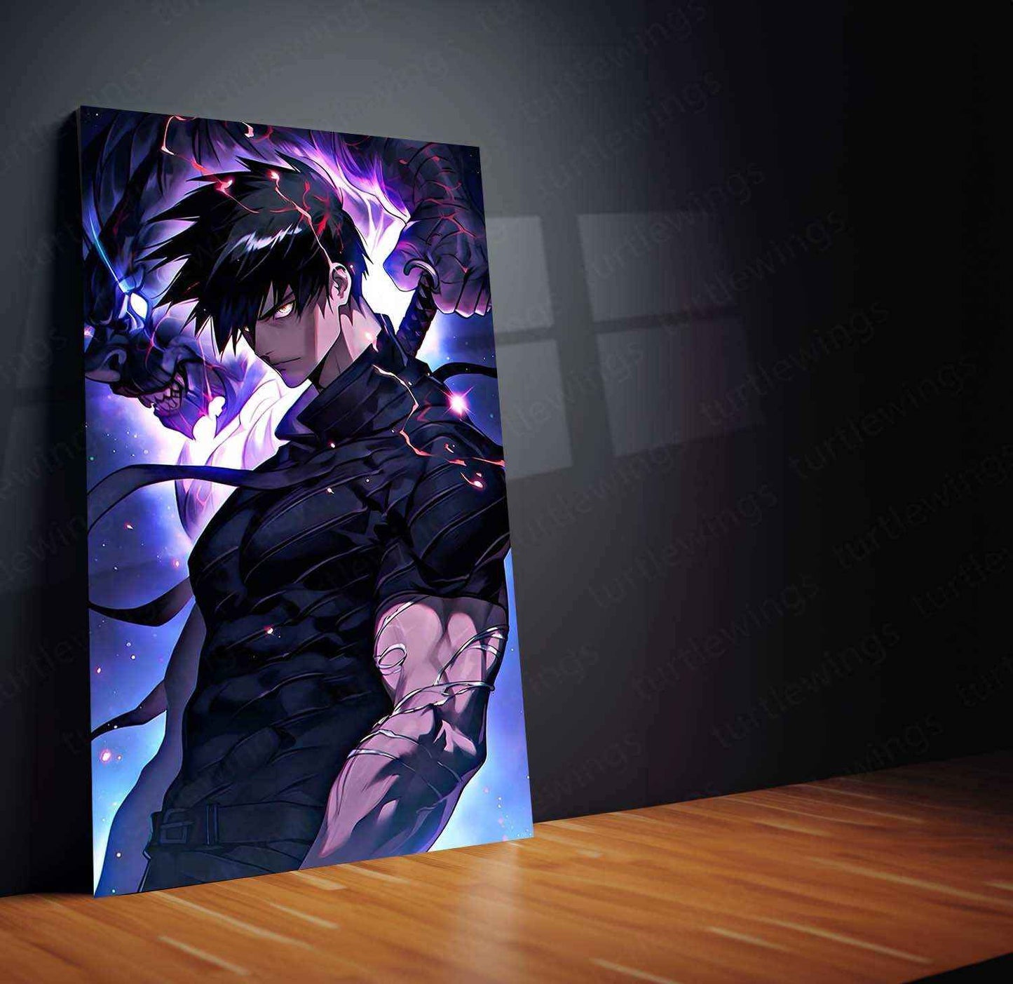 Toji Fushiguro – The Sorcerer Assassin | Jujutsu Kaisen Metal Poster - TURTLEWINGS