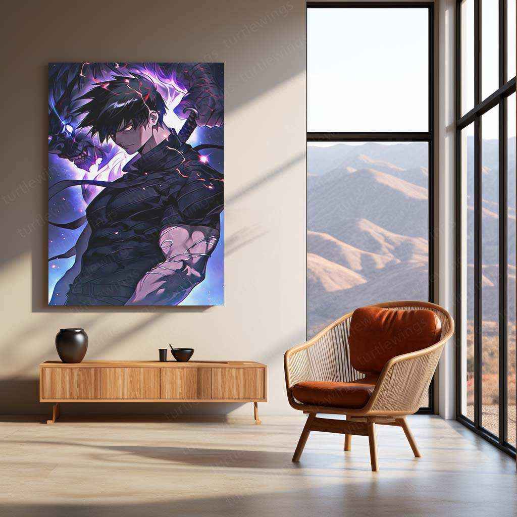 Toji Fushiguro – The Sorcerer Assassin | Jujutsu Kaisen Metal Poster - TURTLEWINGS