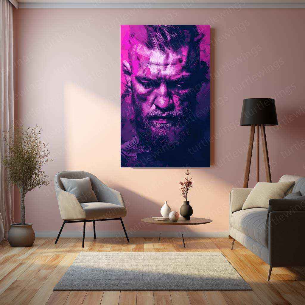 Conor McGregor – The Notorious Fighter Metal Poster1 - TURTLEWINGS