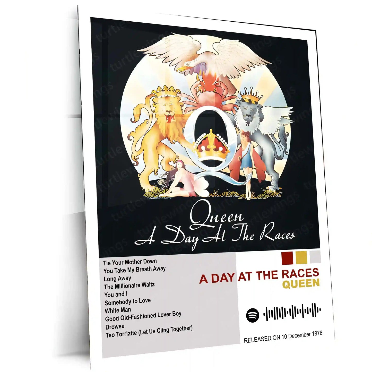 Queen Complete Collection | Set of 11 | Set of 8 | Set of 4 | Album Posters Metal Frames Rock Royalty. Stadium Anthems. Timeless Legends. - TURTLEWINGS