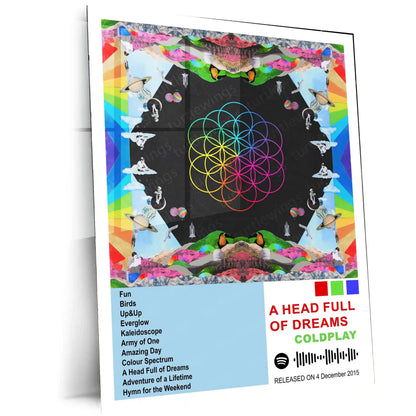 Coldplay Complete Collection | Set of 11 | Set of 8 | Set of 4 | Album Posters Metal Frames Emotional Anthems. Stadium Magic. Timeless Wall Aesthetic. - TURTLEWINGS