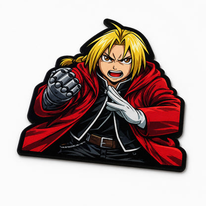 Edward Elric Fullmetal Alchemist Cut-out Flat Rug | Iconic Anime Character Flat Rug | Premium Manga Room Decor