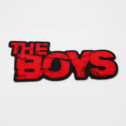 The Boys Logo Cut-out Flat Rug | Superhero TV Series Inspired Flat Rug | Bold Pop Culture Room Floor Decor